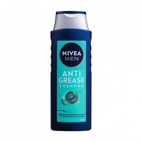 Sampon pentru Barbati - Sampon Pentru Barbati, Nivea Men, Anti Grease, Pentru Par Gras, 400 ml