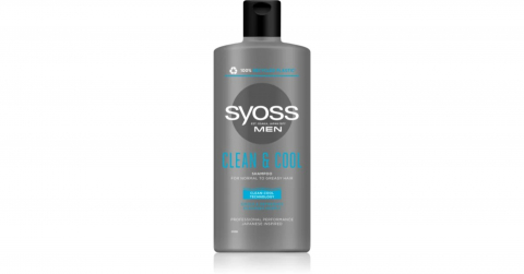 Ingrijirea Parului - Sampon pentru Barbati, Syoss Professional, Clean & Cool, 440 ml