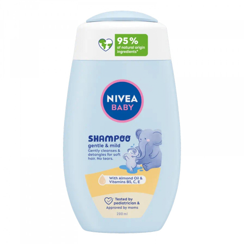 Sampon pentru Copii - Sampon Pentru Copii, Nivea Baby, Gentle & Mild, 500 ml