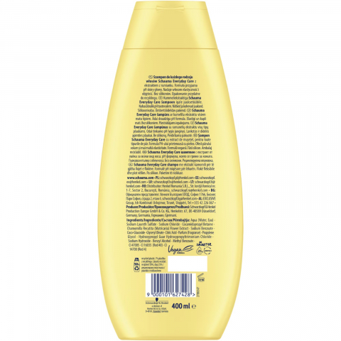 Sampon, Schauma, Everyday Care, Musetel, 400 ml [1]