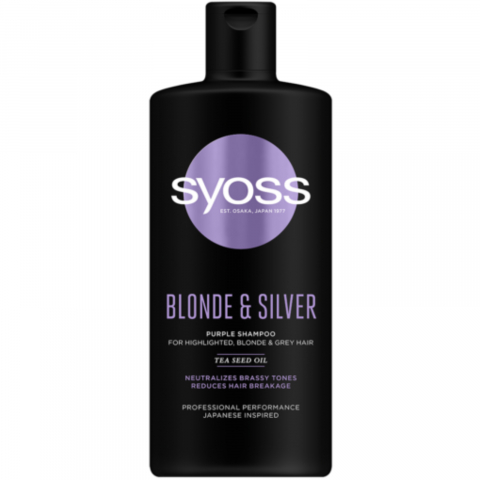 Sampon - Sampon, Syoss Professional, Blonde & Silver, 440 ml