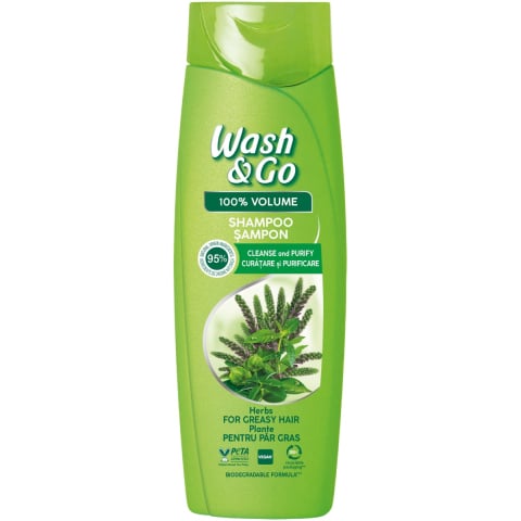 Ingrijire Personala - Sampon, Wash & Go, Herbal, 360 ml