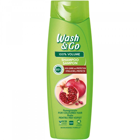 Ingrijirea Parului - Sampon, Wash & Go, Pomegranate, 360 ml