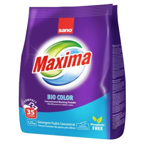 Detergent Pudra Automat - SANO MAXIMA DETERGENT 1.25KG ADVANCE 35 spalari