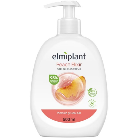 Sapun Lichid - Sapun Lichid Crema, Elmiplant, Peach Elixir, 500 ml