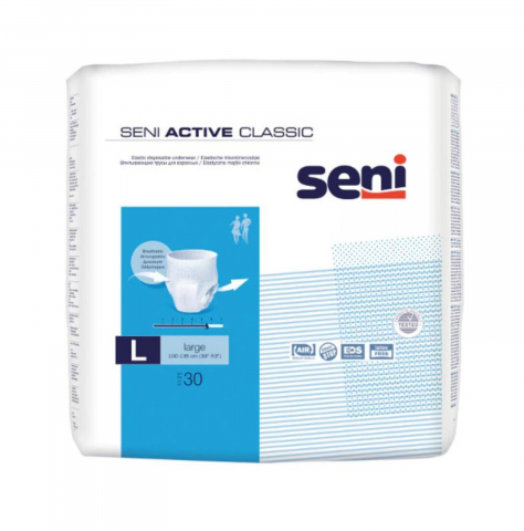 Scutece pentru Adulti - Scutece pentru Adulti, Seni, Active Classic, Marimea L, 30 buc