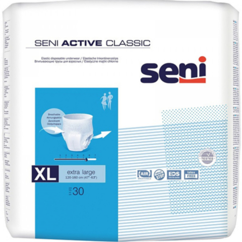 Scutece pentru Adulti - Scutece pentru Adulti, Seni, Active Classic, Marimea XL, 30 buc