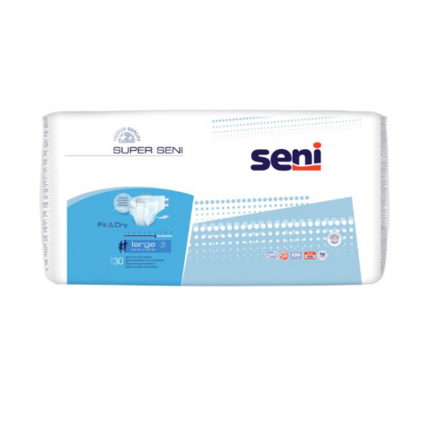 Igiena Intima - Scutece pentru Adulti, Seni, Super L, Nr.3, 30 buc