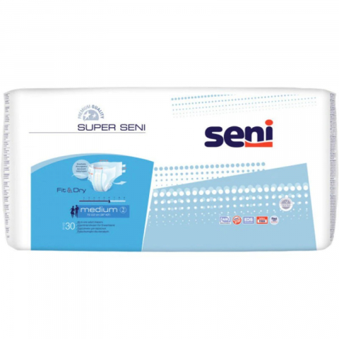 Igiena Intima - Scutece pentru Adulti, Seni, Super M, Nr.2, 30 buc