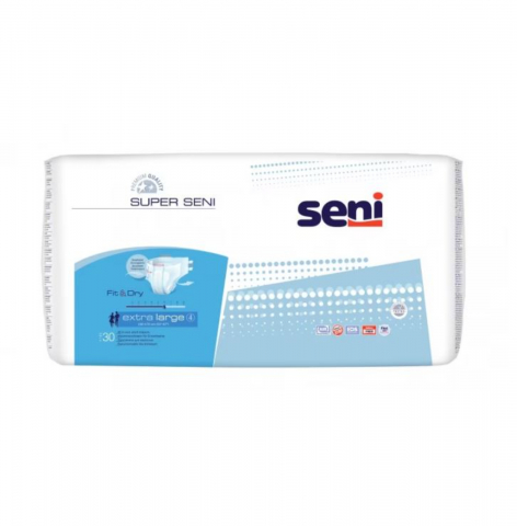 Igiena Intima - Scutece pentru Adulti, Seni, Super XL, Nr.4, 30 buc