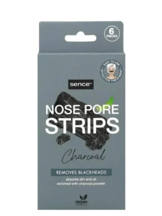 Ingrijire Personala - SENCE BEAUTY BENZI INDEPARTARE PUNCTE NEGRE 6BUC CHARCOAL