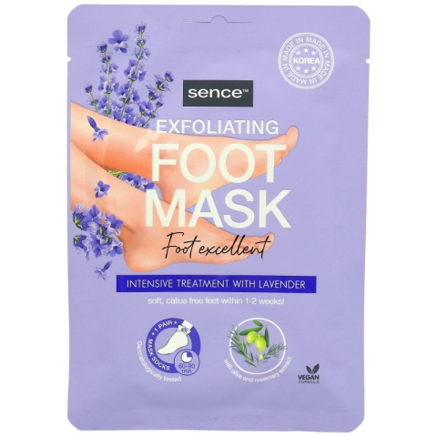 Ingrijire Personala - SENCE BEAUTY MASCA EXFOLIANTA PENTRU PICIOARE 40G LAVANDA