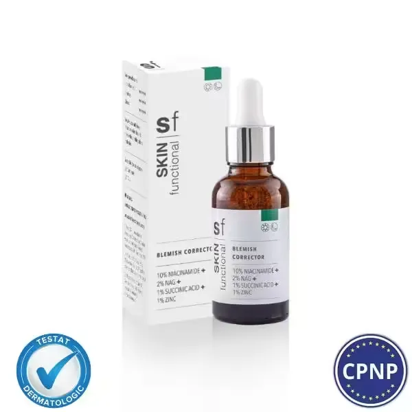 Produse Cosmetice Premium - Ser cu 10% Niacinamide + 2% NAG + 1% Acid Succinic + 1% Zinc (30 ml)