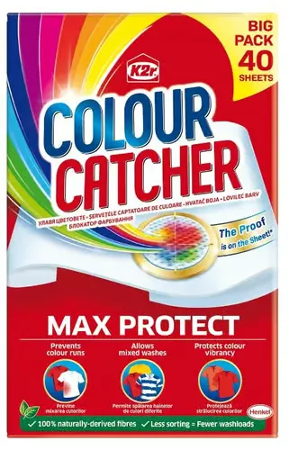 Detergent Rufe - Servetele Captare Culori, Color Catcher, 40 buc