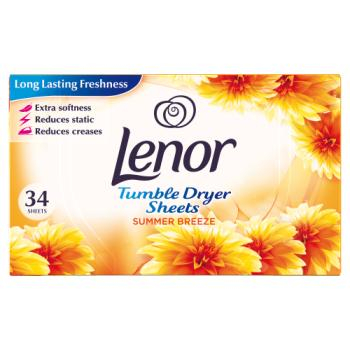 Balsam Rufe - Servetele Parfumate Pentru Haine si Lenjerii, Lenor, Summer Breeze, 34 buc