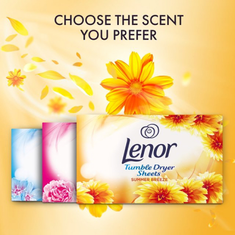 Servetele Parfumate Pentru Haine si Lenjerii, Lenor, Summer Breeze, 34 buc [1]
