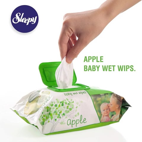 Servetele Umede, Sleepy, Apple, 120 buc [1]