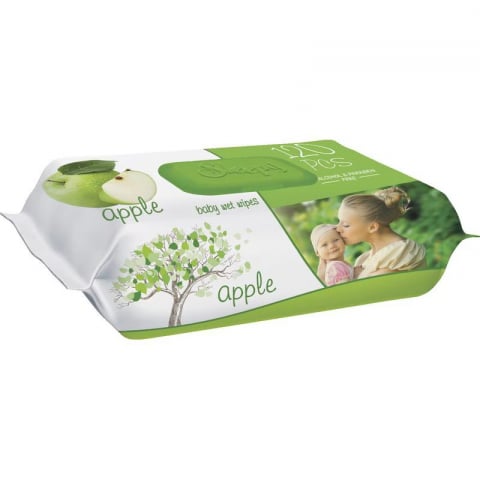 Servetele Umede - Servetele Umede, Sleepy, Apple, 120 buc