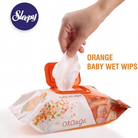 Servetele Umede, Sleepy, Orange, 120 buc [1]