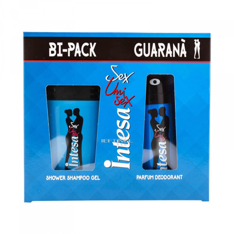 Pentru Barbati - Set Cadou, Intesa, Unisex, Guarana, Deodorant 125 ml + Gel de Dus 250 ml