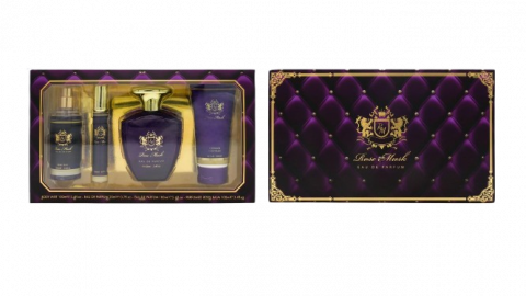 Set Cadou pentru Femei, Rose Musk, Body Mist 100 ml, Apa de Parfum 100 ml + 20 ml, Crema Corp 100 ml, Inspirat de Tom Ford - Fucking Fabulous [1]