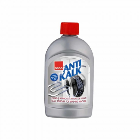Detergent Rufe - Solutie Anticalcar pentru Masina de Spalat, Sano, Anti Kalk, 500 ml