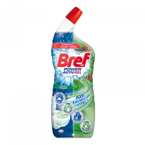 Dezinfectant - Solutie Curatare Vas Toaleta, Bref Gel Power Active, Pine, 700 ml
