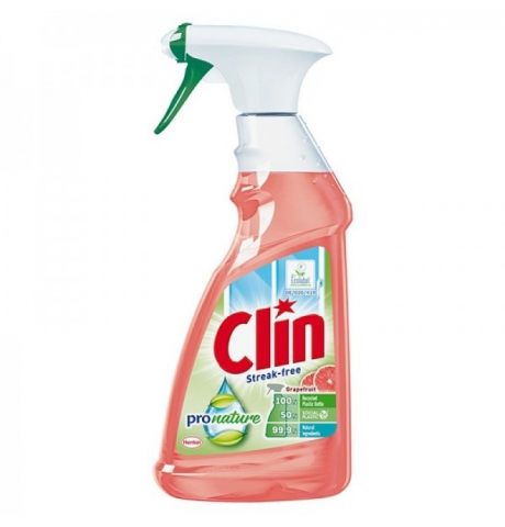 Solutii Curatare Geamuri - Solutie Geamuri, Clin, Pro Natuare Grapefruit, Spray, 500 ml
