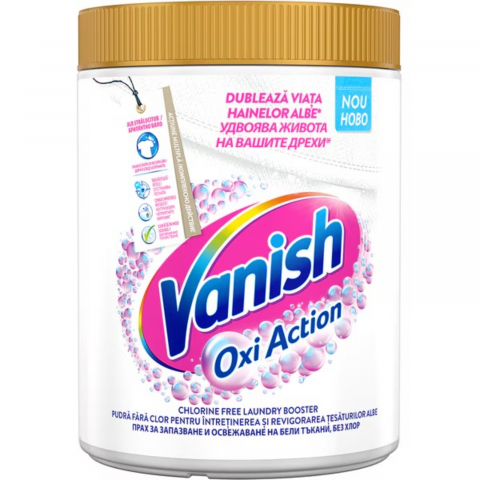 Solutie Pete - Solutie Impotriva Petelor, Vanish, Oxy Powder, White, 960 gr