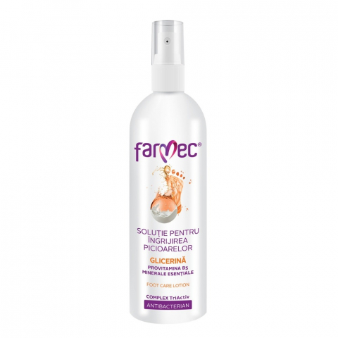 Ingrijire Personala - Solutie Pentru Ingrijirea Picioarelor, Farmec, Glicerina, 200 ml