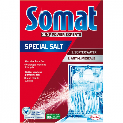 Capsule si Tablete pentru Masina de Spalat Vase - Somat sare dedurizanta masina spalat vase 1,5 kg