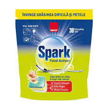 Capsule si Tablete pentru Masina de Spalat Vase - Spark tablete masina spalat vase 30 buc