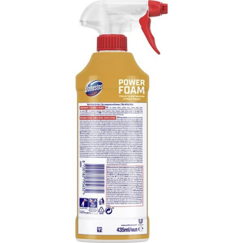 Spray Spuma Pentru Curatare Baie, Domestos, Lamaie, 435 ml [1]