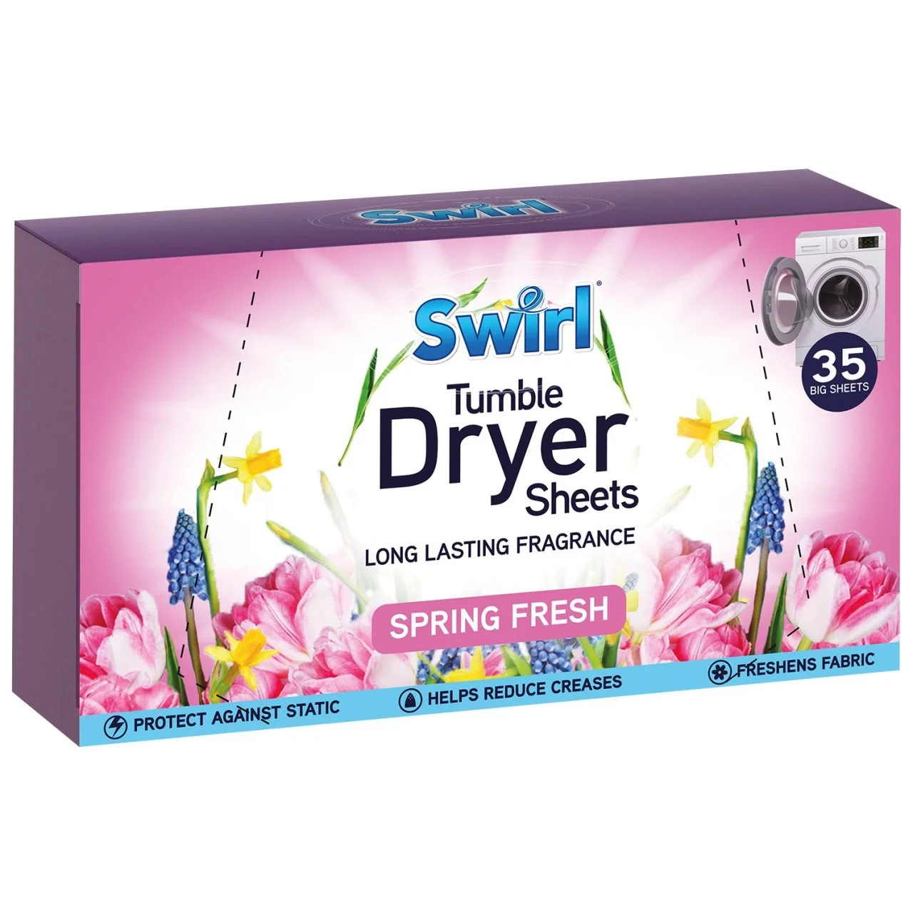 Balsam Rufe - SWIRL SERVETELE PARFUMATE USCATOR RUFE 35BUC SPRING FRESH