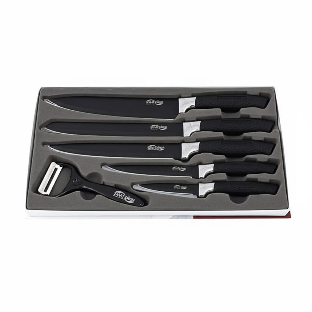 Ustensile Bucatarie - SWITZNER SET CUTITE 6PCS MANER SILICON SW-006BLK