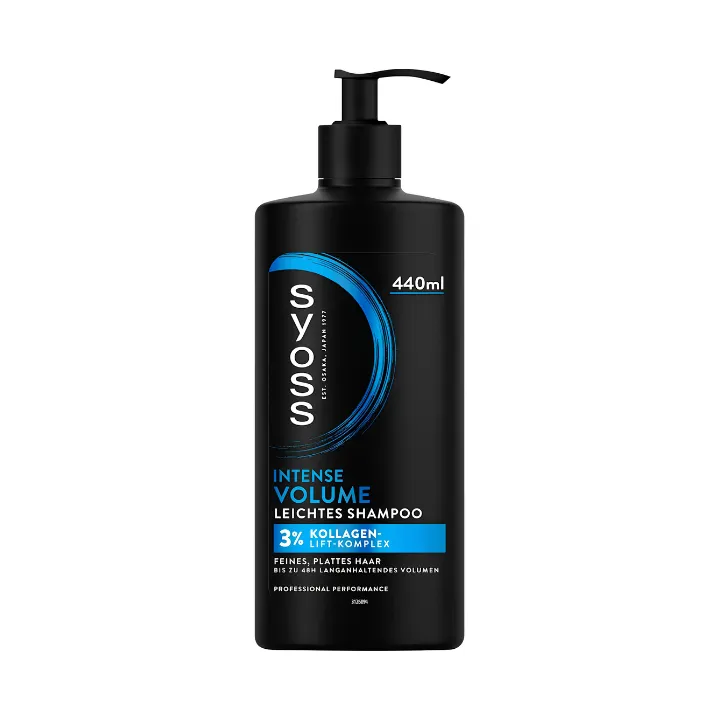 Ingrijire Personala - Syoss Intense Volume Șampon 440 ml cu Pompă