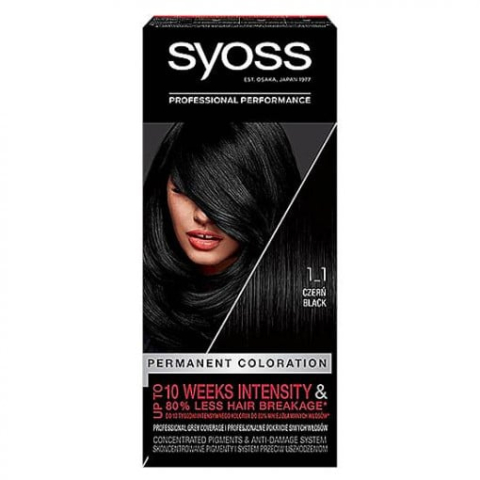 Vopsea de Par - SYOSS PROFESSIONAL VOPSEA PAR 1-1 NEGRU