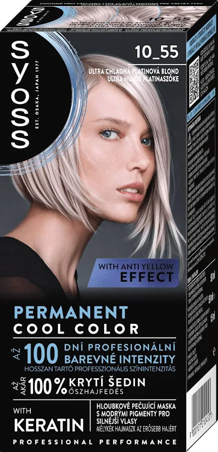 Vopsea de Par - SYOSS PROFESSIONAL VOPSEA PAR 10-55 ULTRA PLATIN BLOND
