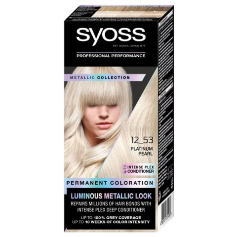 Vopsea de Par - SYOSS PROFESSIONAL VOPSEA PAR 12-53 PLATINUM PEARL