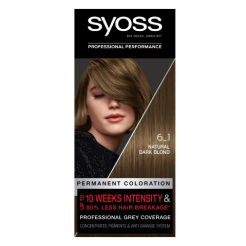 Vopsea de Par - SYOSS PROFESSIONAL VOPSEA PAR 6-1 BLOND INCHIS