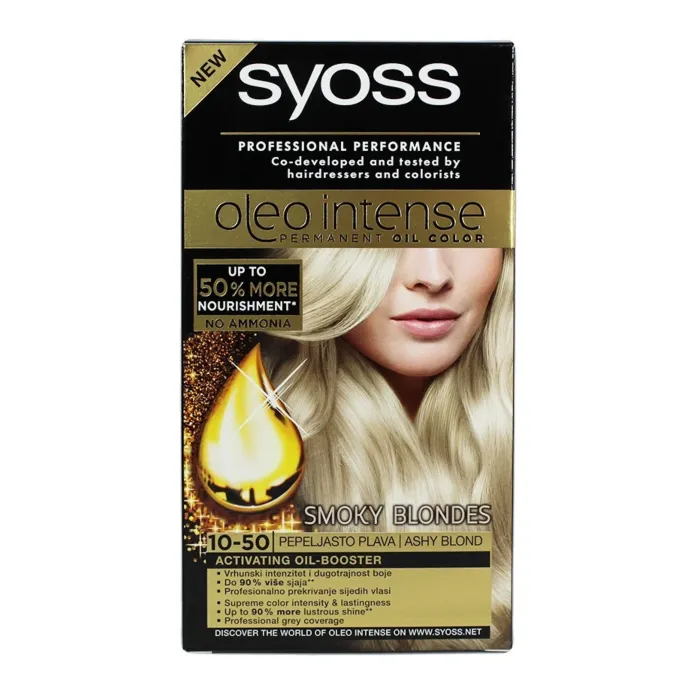 Ingrijirea Parului - SYOSS VOPSEA PAR OLEO 10/50 ASHY BLONDE