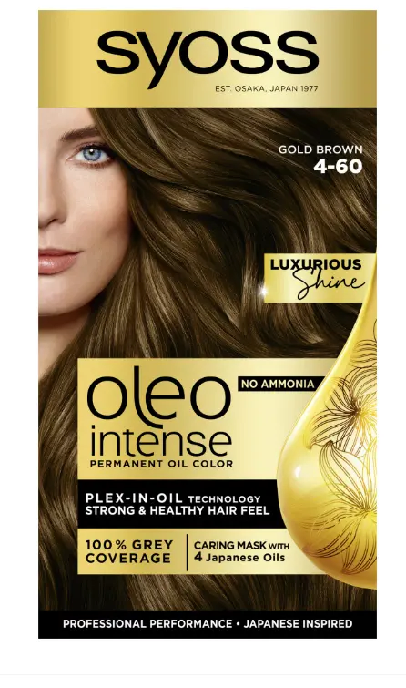 Ingrijirea Parului - SYOSS VOPSEA PAR OLEO 4/60 GOLD BROWN