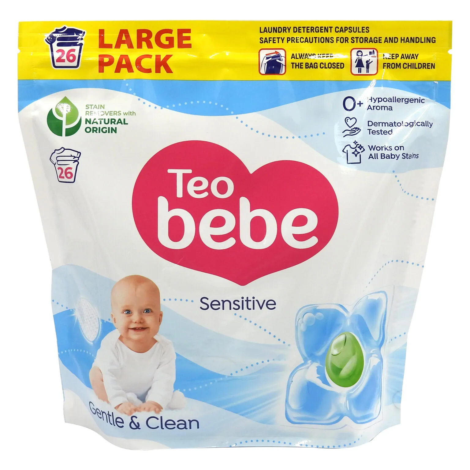 Detergent Capsule - Teo Bebe Detergent Capsule Sensitive 26 capsule