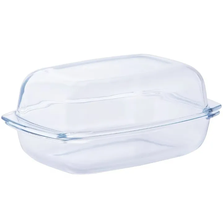 Articole pentru Bucatarie - Vas termorezistent cu capac Termisil 5,5 l, 33x22x12,2cm