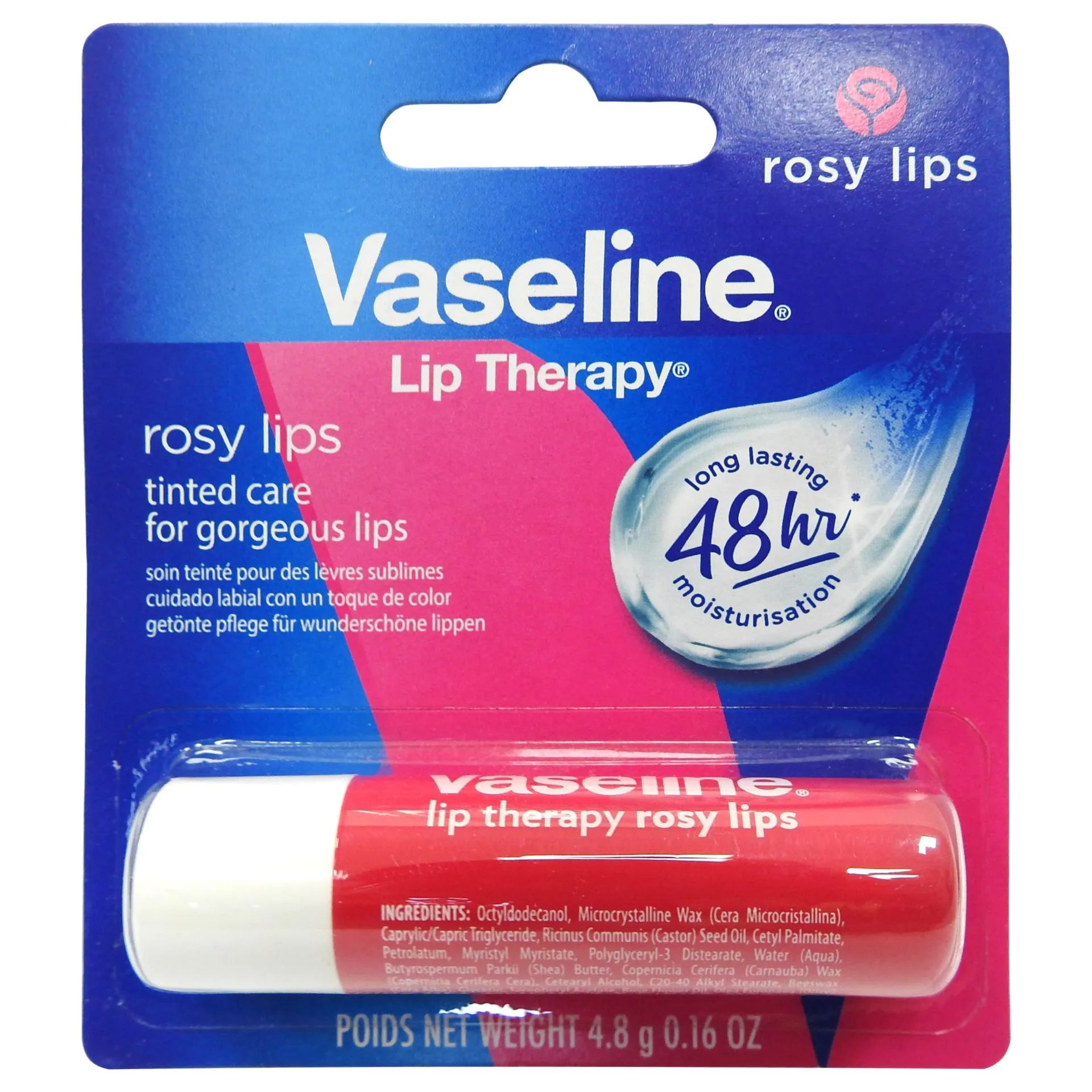 Ingrijire Buze - VASELINE LIP BALSAM 4.8GR ROSY LIPS