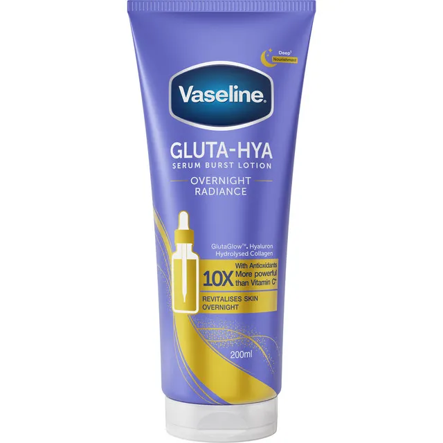 Creme si Lotiuni de Corp - VASELINE LOTIUNE SERUM CORP 200ML GLUTA-HYA OVERNIGHT RADIANCE