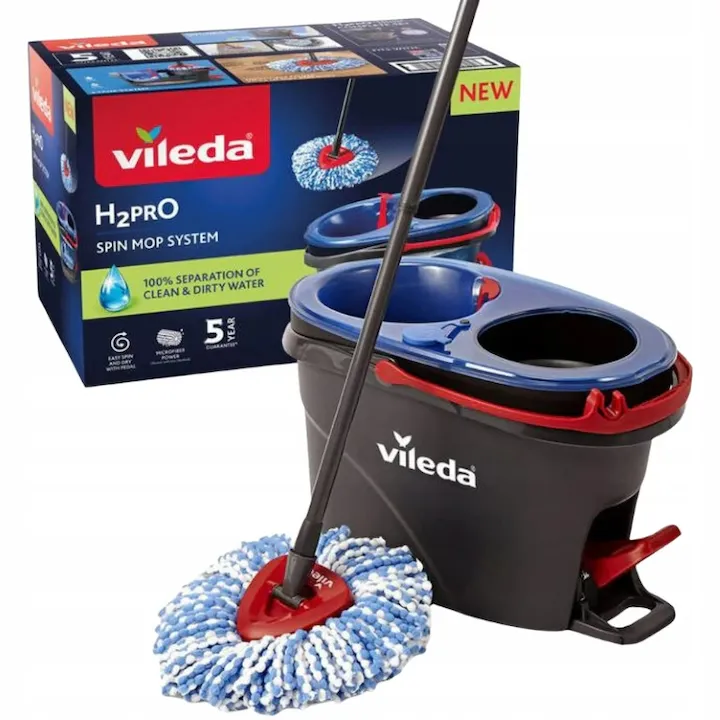Rezerva Mop, Faras, Perie - VILEDA SET MOP ROTATIV+GALEATA H2PRO