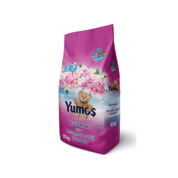Detergent Pudra Automat - YUMOS DETERGENT RUFE AUTOMAT 10KG COLOR 100 SPALARI