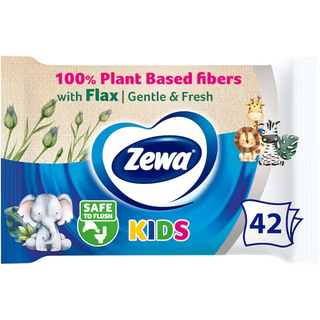 Ingrijire Copii - ZEWA HARTIE IGIENICA UMEDA 42BUC KIDS
