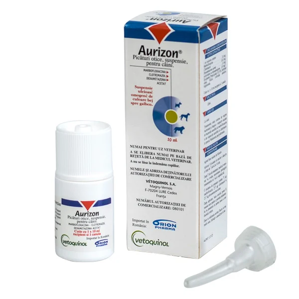 Aurizon solutie otica pentru caini 10 ml [1]